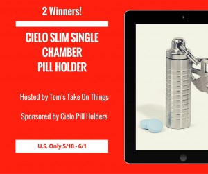 Cielo Pill Holder Giveaway