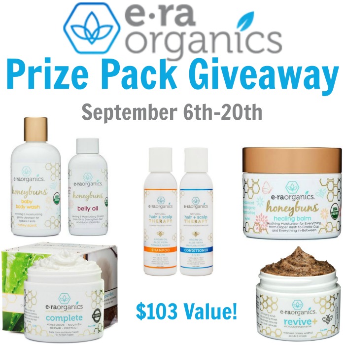 Post image of Era Organics Giveaway- Ends 9-20-16