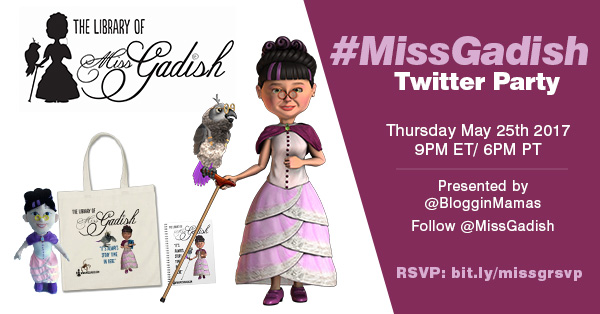 Post image of Miss Gadish Twitter Party 5-25-17 at 9p ET