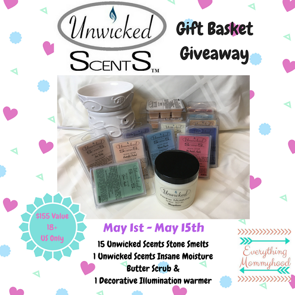 Post image of Win a $155 Gift Basket from Unwicked Scents- Ends 5-15-18